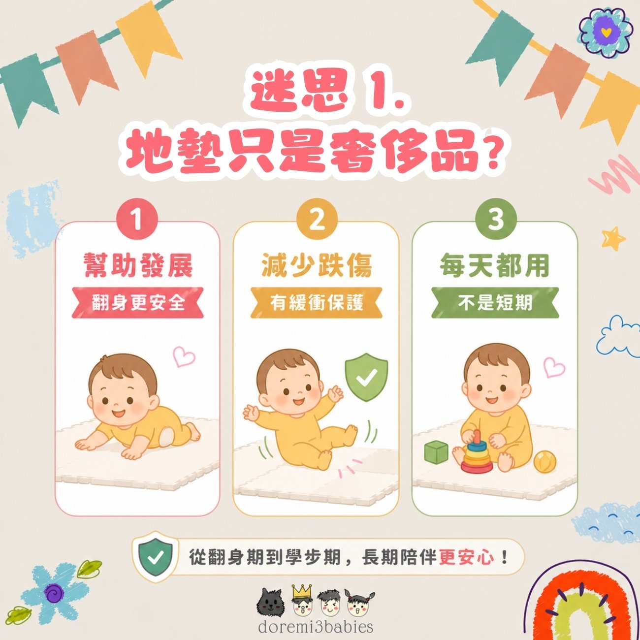 迷思一：地墊只是奢侈品？長期價值比你想的高