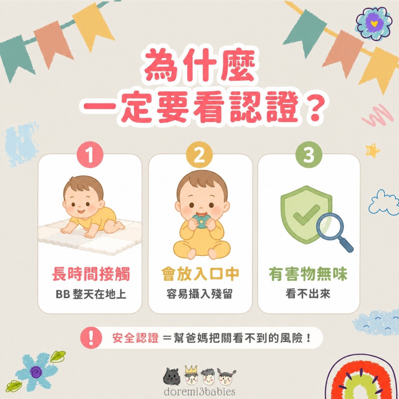 為什麼買地墊前一定要看安全認證？