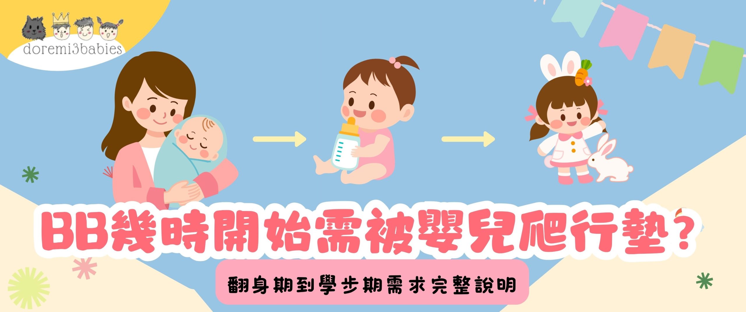 BB幾時開始需要嬰兒爬行墊?翻身期到學步期需求完整說明