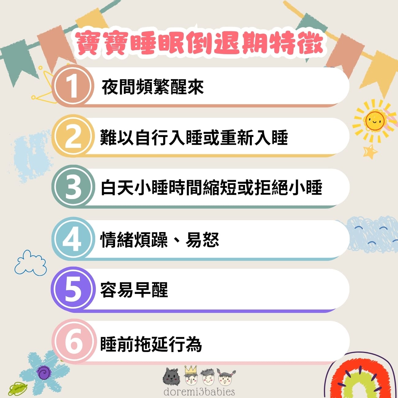 睡眠倒退期特徵