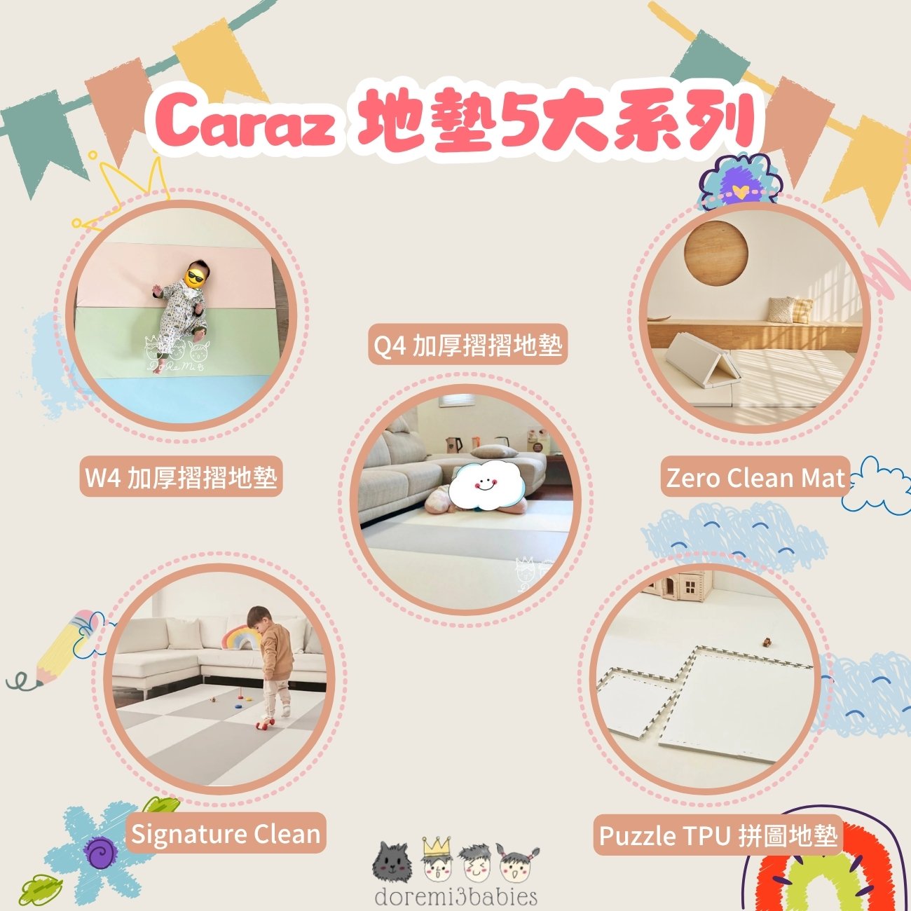 Caraz 地墊5 大系列