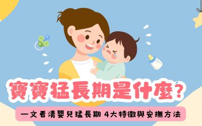 寶寶猛長期是什麼？寶寶突然大食、夜醒？嬰兒猛長期 4大特徵與安撫方法